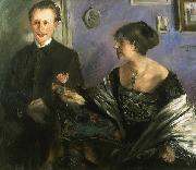 Lovis Corinth Portrait of the writer Georg Hirschfeld and his wife Ella USA oil painting artist